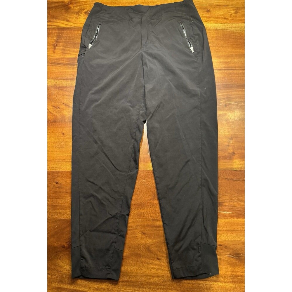Athleta Trekkie North High Rise Jogger Pants Black Women's Size 14 Tall 14/T